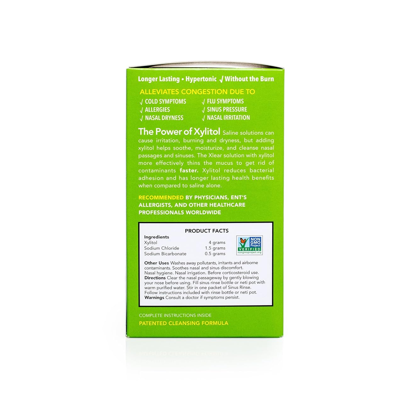 Xlear, Natural Sinus Rinse Packets, 50 Packets, 6 g Each